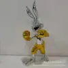 Peça Decorativa de Coelho de Boxe Popular Transfronteiriça para Hall de Entrada, Sala de Estar, Rack de TV, Artesanato em Resina Galvanizada, Presente de Inauguração
