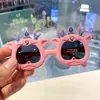 Gafas de Sol de Silicona para Niños Estilo Bebé Dragón Ao Bing Decoración Linda de Dibujos Animados Para Niños y Niñas Gafas de Sol con Protección UV