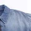 Comercio Exterior Transfronterizo Mayorista de AliExpress Moda Femenina de Moda Europea y Americana Otoño 2025 Chaqueta Vaquera de Aviador