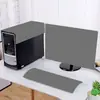 Série de cores Morandi capa de poeira para computador conjunto de três peças para desktop, monitor, unidade principal e proteção do teclado contra poeira