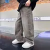 Pantalones de pierna ancha para niño 2026 Estilo Nuevo, Jeans holgados para niños mayores, Pantalones infantiles estilo coreano para primavera y otoño, Ropa de otoño a la moda
