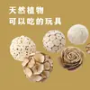 Pelota Spot Pet Pelota Takraw Color Fresco Natural Retro Accesorios para Fotos Fondo Decorativo Adornos Bola Decorativa Loro