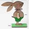 Enfeites de Coelho da Páscoa de Madeira Novos Personalizados Transfronteiriços Estilo Escandinavo Decoração de Casa Artesanato Presente Enfeites