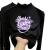 Blusa de segunda pele para meninas, nova coleção outono/inverno 2026, camiseta infantil, blusa de manga longa slim fit com estampa de desenho animado para meninas pequenas