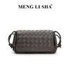 Bolsa de Mujer Tejida a Mano de Venta Caliente Transfronteriza, Bolso Cruzado Casual y Versátil, Bolso de Mano con Múltiples Compartimentos, Bolso Cuadrado Pequeño, Bolso de Hombro de Moda