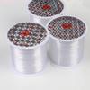 Alambre para Ensartar Cuentas Alambre de Acero 304 Línea de Pesca de Cristal Línea Elástica Trenzada Transparente Línea para Bisutería DIY Pulsera