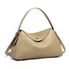 Bolso Grande de Piel de Vaca Versátil para Viajes Diarios Bolso de Hombro Único Cruzado para Mujer Gran Capacidad Nicho Trabajador de Oficina Mujer Bolso de Mano de Cuero Genuino con Sensación de Alta Gama