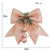 Jingchen piña de Navidad decoración de lazo grande adornos para árbol de Navidad DIY accesorios para diseño de escenas colgantes