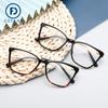 Defeng 32008 nuevas gafas transfronterizas anti luz azul montura para miopía gafas planas europeas y americanas ojo de gato Brasil Primavera
