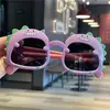 Novos óculos de sol infantis de desenho animado de dinossauro, formato côncavo fashion, protetor solar para meninos e meninas, óculos de sol fofos