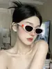 Gafas de sol de alta gama para mujer gnn, a la moda y tendencia, nuevas gafas de sol slim estilo ojo de gato europeas y americanas 2024 para hombre