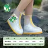 Cubrezapatos de Lluvia Resistentes al Desgaste Impermeables Antideslizantes para Mujer Niños Gruesos Resistentes al Desgaste Portátiles Estudiante PVC Exterior Reutilizables a Prueba de Lluvia para Hombre