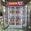 Gabinete Comercial de Secado de Patos de una/doble/triple puerta, Puerta Antivaho, Gabinete de Enfriamiento de Patos Refrigerado por Aire, 60 Patos a la Vez, Gabinete de Patos de Acero Inoxidable