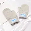 Guantes de invierno para mujer, lindos, cálidos, a prueba de frío, forrados de polar, engrosados, para ciclismo, tacto de cachemir, pantalla táctil