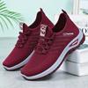 Zapatos para Mujer, Parejas, Zapatos de Mujer de Talla Grande, Zapatos Casuales Transpirables Fly-Knit, Zapatos Deportivos Versátiles de Suela Blanda y Ligeros, Flats de Boca Baja