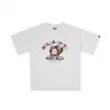 Camiseta de Manga Corta Holgada con Estampado de Dibujos Animados Pe X Hello Kitty Nuevo Milo para Hombres y Mujeres Parejas