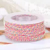 Fio de algodão de três cores de quatro fios Boting, pulseira de cordão colorido trançado feito à mão DIY, cordão para alça, resistente ao desgaste, material de cordão sem trama
