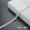 Flor de renda solúvel em água Pequenos acessórios de renda Acessórios Roupas Material decorativo DIY Bordado feito à mão Material para chapéus Branco