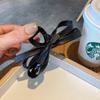 Horquilla de doble cara con lazo para el pelo, accesorio para la cabeza con clip sencillo, para celebridades de Internet (2022), nuevo clip de tiburón