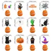 Decoração de Festa de Halloween Transfronteiriça Bandeira Balão Conjunto Fantasma Abóbora Morcego Faixa Decoração Pendurada Espiral Spot Atacado