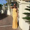 Nova Saia Longa Floral Europeia e Americana Feminina 2025 Estilo Puro Lustre Costas Abertas Sexy Cintura com Tiras Emagrecedora Saia Longa para Quadril Venda por Atacado