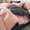 Conjunto de Cama de Algodão de Luxo Leve de Alta Qualidade Quatro Peças Cobertura de Edredom de Algodão Puro Novo 2025 Lençóis de Cama Cobertura de Edredom Cama Lençóis de Cama Conjunto de Roupa de Cama de Três Peças