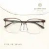Novo Modelo 7724 Xiaohongshu Óculos Marrons Estilo Coreano Ultraleves para Mulheres, Podem Ser Equipados com Armações de Óculos de Acetato de Alta Precisão com Armação Grande