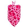 Toalla de Saliva para Mascotas de San Valentín Bufanda Triangular para Mascotas Bufanda para Perro Suministros para Mascotas Listo para el Comercio Transfronterizo