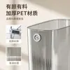 Cubo de basura para uso doméstico, alto valor estético, nuevo estilo de lujo, papelera de moda para cocina y baño, almacenamiento interior simple