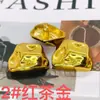 Atacado em estoque botão de metal de alta qualidade botão irregular fivela de escada fivela de formato especial fivela decorativa casaco retrô moda