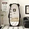 Espejo de Cuerpo Entero Ins Oso Pequeño Espejo de Tocador Espejo de Piso para Entrada Se Puede Montar en la Pared Atmósfera Espejo Lindo para Habitación de Niñas