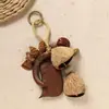 Sino de vento de água cerebral sinos de vento de fruta sacola de chocalho de casca de fruta pingente souvenir de turismo de Dali sino de vento feito à mão chaveiro de terapia sonora com