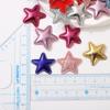 Estampado Ultrasónico Polvo Dorado de 2.5 cm Estrella de Cinco Puntas DIY Pasador Hecho a Mano Accesorios para el Cabello Accesorios para Ropa Fabricante Accesorios al por Mayor