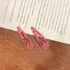 Nuevo clip para el pelo rojo festivo de pelo roto moda flor grande clip para chaqueta pelo clip para flequillo de niña linda clip lateral en clip BB versátil