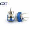 WH06-2 azul y blanco ajustable 1k2k5k10k20k50k100k resistencia ajustable potenciómetro ajustable RM065