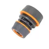 Conector Plástico Atravessante de Água com Revestimento de Borracha, 3/4 Polegada, 6/4 Polegadas, Conector Rápido Válvula Reta Duas Vias, Conector Rápido de Reparo e Extensão de Mangueira
