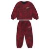 Terno esportivo estilo coreano para meninas da Internet Celebrant para crianças de meia-idade e grande, outono e inverno, novo, elegante, com letras, conjunto de duas peças