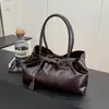 Bolsa Retro Grande Capacidade Comércio Exterior Nova Moda Feminina Nicho Bolsa Tote para o Dia a Dia Simples Super Popular Bolsa de Ombro Único sob o Braço