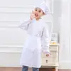 Día del Niño Traje de Chef para Padres e Hijos Atuendo de Presentación para Niños Pequeños y Bebés Traje de Pequeño Chef Ropa de Juego de Rol Cos Chef