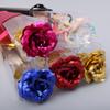 Simulación de siete colores lámina de oro de 24k caja de regalo de rosa tallo único regalo Qixi Día de San Valentín creativo cumpleaños fabricante transfronterizo