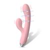 Vibrador de Coelho Duplo G-Spot Recarregável Av Stick Vibratório de Grama para Mulheres, Bastão Vibratório Duplo para Masturbação, Atacado de Fábrica de Produtos Adultos