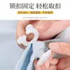 Herramienta para acortar cortinas, no requiere cortar ni coser, hebilla fija desmontable, para acortar la parte inferior de la tela de la cortina, hebilla para dobladillo, hebilla multifuncional