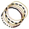 Pulsera Explosiva Hecha a Mano Transfronteriza Estilo Bohemio Vacacional Apilada Uso Nicho Sentido del Diseño Pulsera de Lujo Ligero para Mujer con Cuentas de Arroz