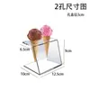 Suporte de Acrílico para Sorvete Suporte para Casquinha Doce Decoração de Mesa de Sobremesas de Casamento Suporte para Casquinha de Sorvete Suporte para Casquinha Crocante
