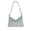 Bolso de mujer Otoño 2023 Nuevo estilo coreano de moda simple bolso de diamantes brillantes bolso casual de mujer bandolera de hombro debajo del brazo