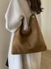 Bolso de Hombro y Mano Nuevo Retro Otoño e Invierno 2026 para Viajes Diarios Gran Capacidad Moderno Casual Bolso Tote para Debajo del Brazo