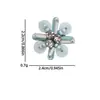 Atacado Tecido com Apliques de Flores 3D Bordadas Pedrarias Strass Lantejoulas Flores Decorativas para Roupas Sapatos Chapéus Bolsas DIY