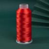 Rollo grande Borla de Seda de Hielo Roja Hilo de borla Hilo para envolver Hilo mercerizado Hecho a mano Hilo trenzado 150D/2 hebras Hilo de bordar DIY