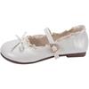 Sapatos Mary Jane com Laço Estilo Francês para Mulheres, Lançamento Primavera 2026 Novos Sapatos Femininos de Cadarço com Solado Macio e Decote Baixo