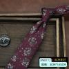 Corbata Ropa Formal para Hombre Estilo Coreano Británico Negocios Retro Estilo Europeo y Americano Borgoña Novio y Padrino Boda 8cm Estilo Hecho a Mano
